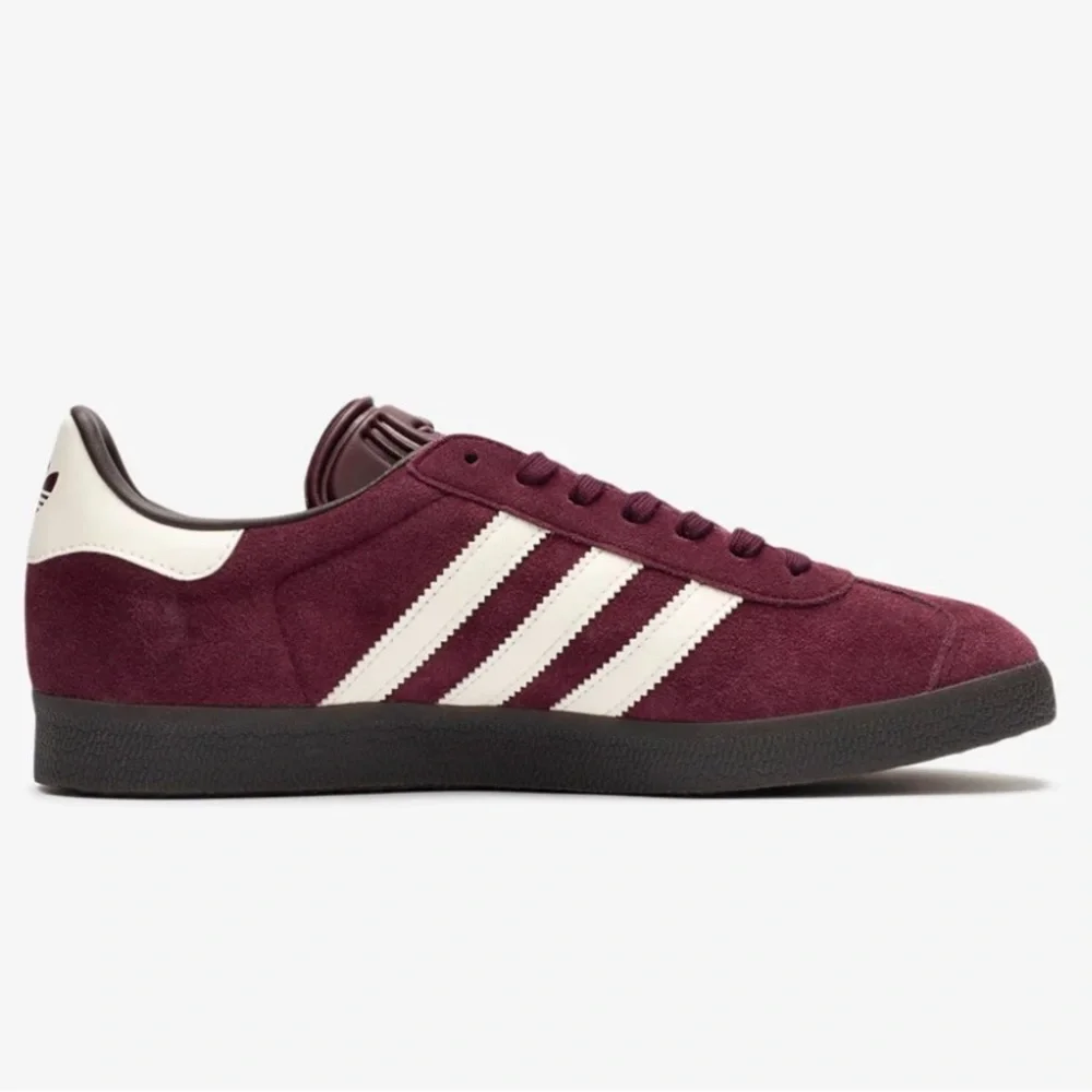adidas Gazelle Maroon/Chalk White/Gum - Picture 6 of 10